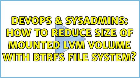 how to shrink lvm file.